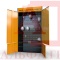 Шкаф СИЗ "Альфа-2" (расцветка "ЕВРАЗ", цвет: черный, оранжевый) из стали с полимерным покрытием для энергоустановок.